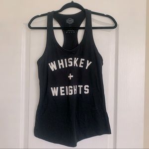 💖 Whisky + Weights Racerback Tank Top